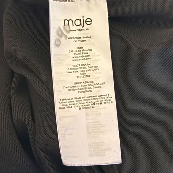 MAJE Rio Metallic Knit Midi Dress– Size 1 (Small) - Picture 11 of 11